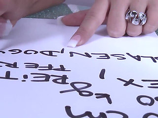 Hot and horny dark haired slut masturbates