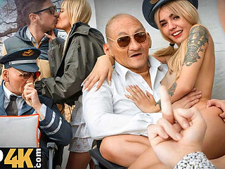 Hot Blonde Cheats On Boyfriend With Old Veteran Daddy - Luna Bbunny Fucked Hard HD