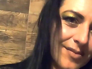 Bathroom Toilet Fetish. Lace Robe Dirty Talk and Shiny Dress Pee Close up