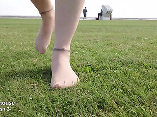 In Fine Stockings in the Wadden Sea of Wangerland