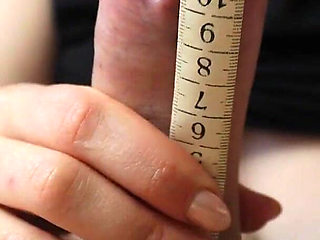 I Measured Him Soft and Hard During a Two-finger Handjob