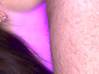 Sh MILF with Big Tits Gives a Beautiful Blowjob and Kisses with Cum on Her Lips