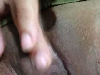 Girl caught in bed masturbating