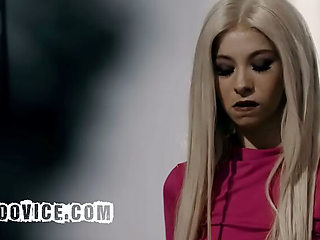 Skinny Blonde Slut Kenzie Reeves Cheats With Rachael Cavalli Threesome Blowjob