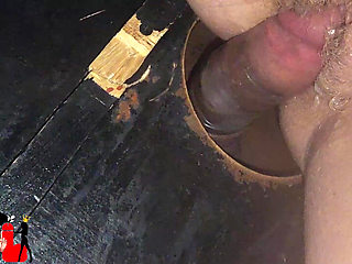 Wife Greedy for Black Cock Can't Resist Ending up Giving Her Ass to the Eater in the Gloryhole.
