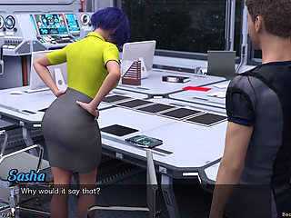 Stranded in Space - Blue Haired Big Tits MILF Wants to Talk