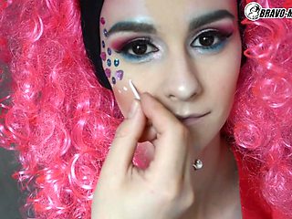 Petite action with romantic Adelle Unicorn and Adelle from Bravo Models