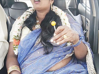 Indian Car Sex Telugu Dirty Talks.car Driver Try to Fuck Telugu Saree Stepaunty.