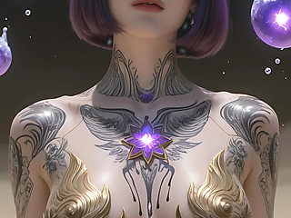 Lustrender Moon Witch Sorceress Slideshow - Ethereal Star Temple Radiance
