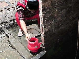 Desi Aunty Anal Fuck in Bathroom - Indian Mom Step Son Doggy Style HD