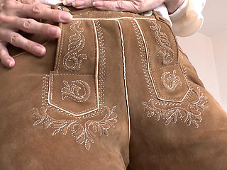 Bavarian Lederhosen: Be My Ass-sniffer and Cum, Lady Victoria Valente