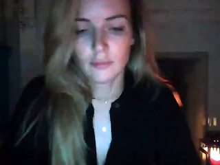 Curly Blonde Teen Records Solo Dildo Masturbation More at
