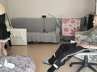 Maid Seduced By Dick Instantly Ready For Hot Fucking And Cumshot