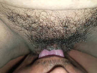 I called her home after work, licked her pussy, and then fucked her.