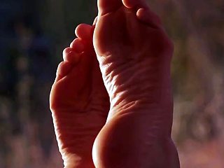 French Public Barefoot Babe Showing Feet Soles Foot Fetish