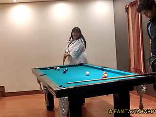 Giving My Best Friend Some Good Butt Massages After a Game of Pool Fantasiahardcoresex