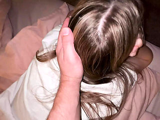 Step Sis Ignores Me While Watching TV - I Sniff Her Tight Pussy Close Up