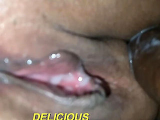 My Husband Cleans My Pussy After BBC Cum Inside - Humiliating Fetish Wife & Big Black Cock