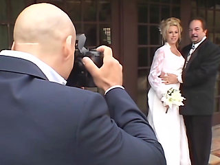 Wedding Bride Photo Shooting Ends in a Wild Fucking