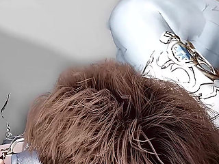 3D Super Sexy Cosplay Model Naked Wearing Sexy Dress Got Fucked