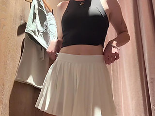 Cumming Hard While in the Change Room!! Hoping I Don't Get Caught!