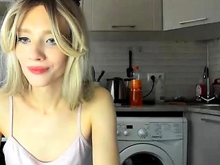 Blonde teen Sierras first erotic masturbation video