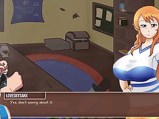 Hentai Nami gets down in a Virtual World