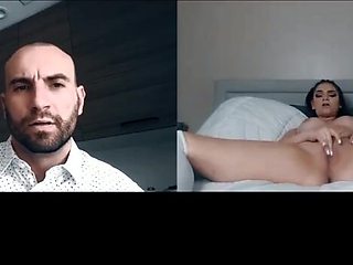 UNSPOILED TABOO Step Father Blackmails Her Daughter-in-law After Web cam Onanism - Athena Faris