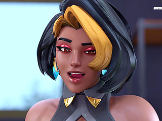 Hot Ebony Girl Fucking Young White Dick For The First Time - 3D Animation