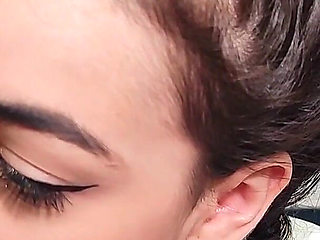 Heavy Make up Transformation CEI Dildo Vibrator Masturbation