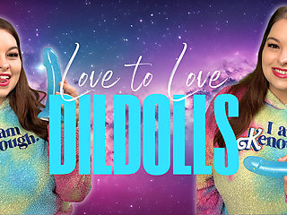 LOVE TO LOVE DILDOLLS NIGHTFALL DILDO REVIEW - CUTE G-SPOT P-SPOT DILDO - SYDNEY SCREAMS