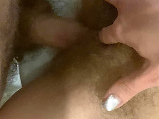 Sticking Cock and Finger Until She Cums