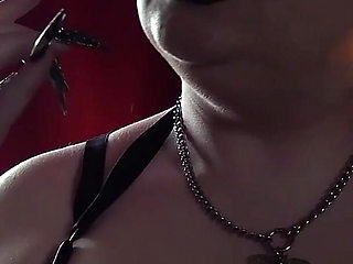 Gold Stiletto Nail Worship