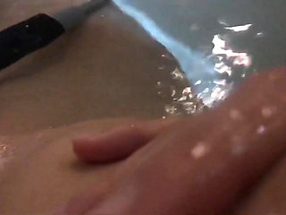 Asian Feet and Pussy in a Bathroom