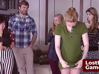 A game of Strip Rock Paper Scissors showcases flexibility