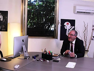 Brunette Maid Threesome DP with Big Cock - Poolside Anal Creampie & Squirting Pussy