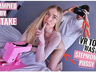 Vr Slut Or Stepmom? She Me Into Raw Creampie! (caught On Camera)