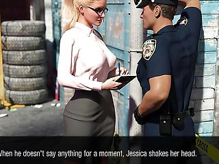 Jessica O'Neil's Hard News - Gameplay Through #34 - 3d, animation, sex game, hentai