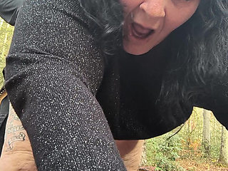 Lap Dance in the Woods Got His Pecker Hard Boing