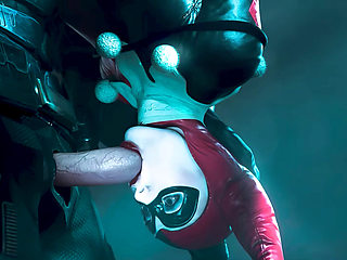 Harley Quinn Sucks and Fucks Batman After Profitable Villainy - Passionate 3D Animation