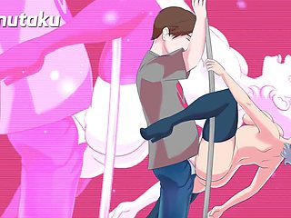 Stripper breaks dancing pole while getting fucked hard
