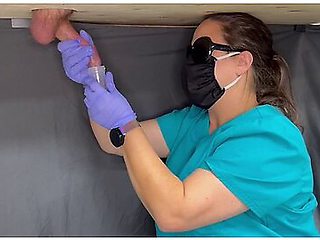 Sperm Bank Nurse Does Her Job Well