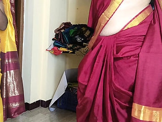 Homemade Indian Housewife Threesome - Tamil Maid & Teacher Fuck in 4K