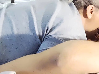 BBW MILF Ramblin Rows Gives Funny Blowjob in Homemade 4K