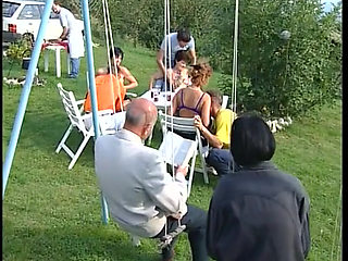 German Ladies Are Here to Please Two Guys in Outdoor Session