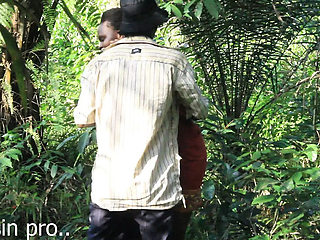 African Bush Fucking with Zion - Hot Black Lovers Outdoor Sex