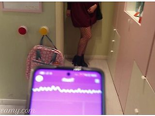 Public Remote Vibrator In The Mall I Control The Teachers Pussy With A Lovense Lush 4k - Msscreamy