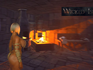 Ep8: Armor Bench and Firepit Cauldron - Wicked Island Stone House Upgrades