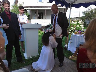 Bride Craves Cumshot in Mouth for Holy Marriage Ceremony