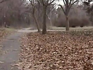 Cock-hungry Girl Gets Fucked in the Park in Public